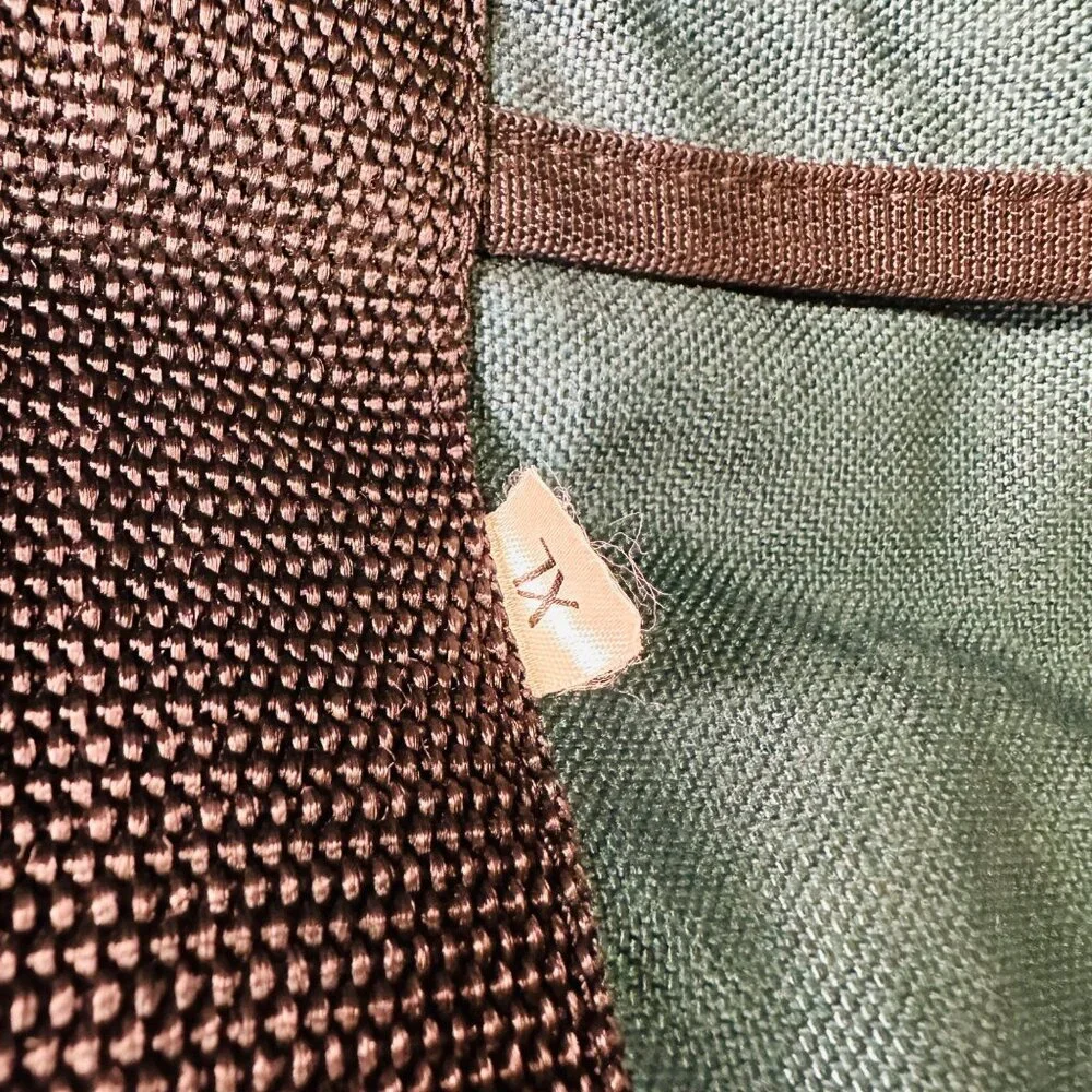 Vintage Eagle Creek Duffel Bag XL Green Straps Zip‎ Pocket No Shoulder Strap